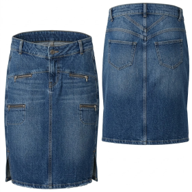 Fashion sewing patterns for LADIES Skirts Denim skirt 7186