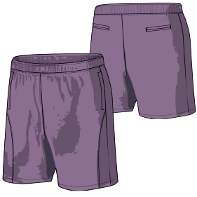 Fashion sewing patterns for MEN Shorts Tennis short 7653